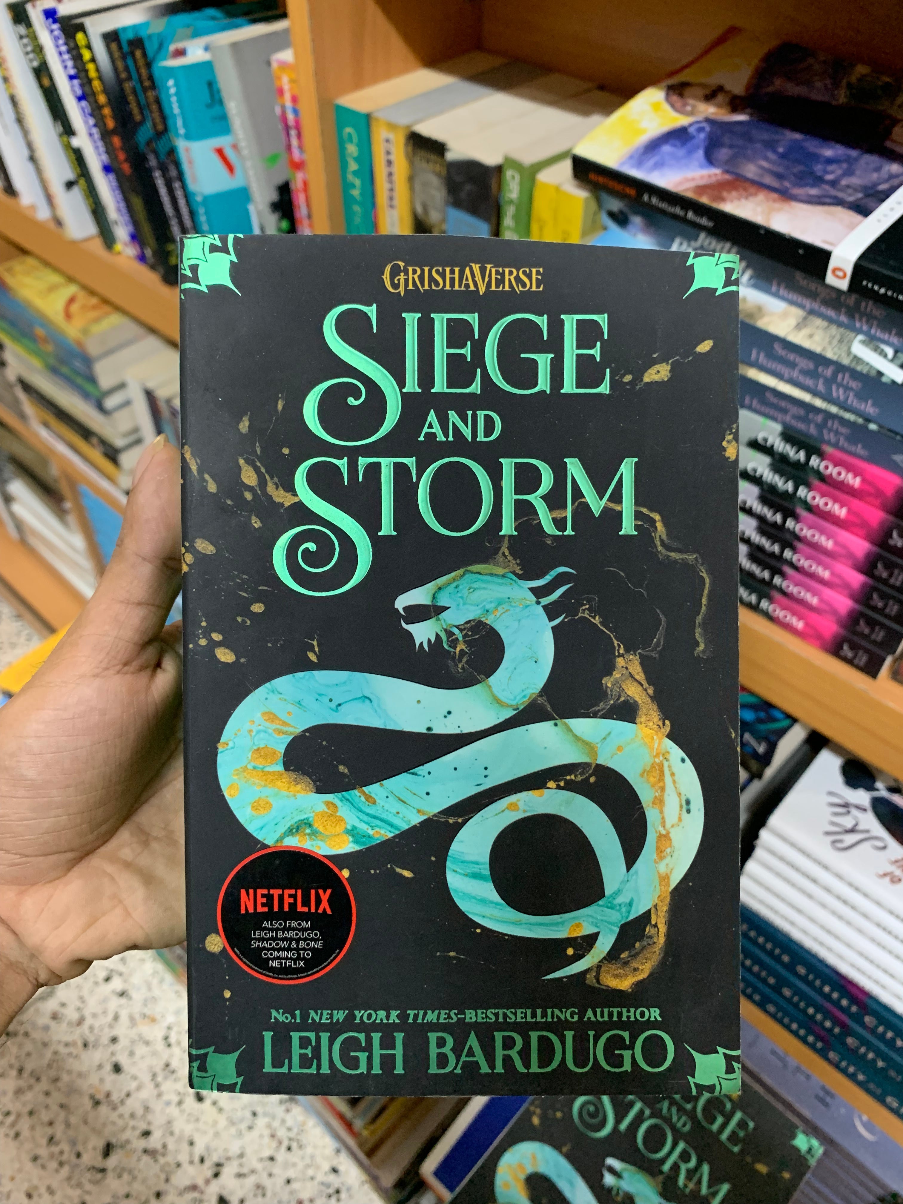 Siege and Storm by Leigh Bardugo (Original Imported Edition) Book A Book