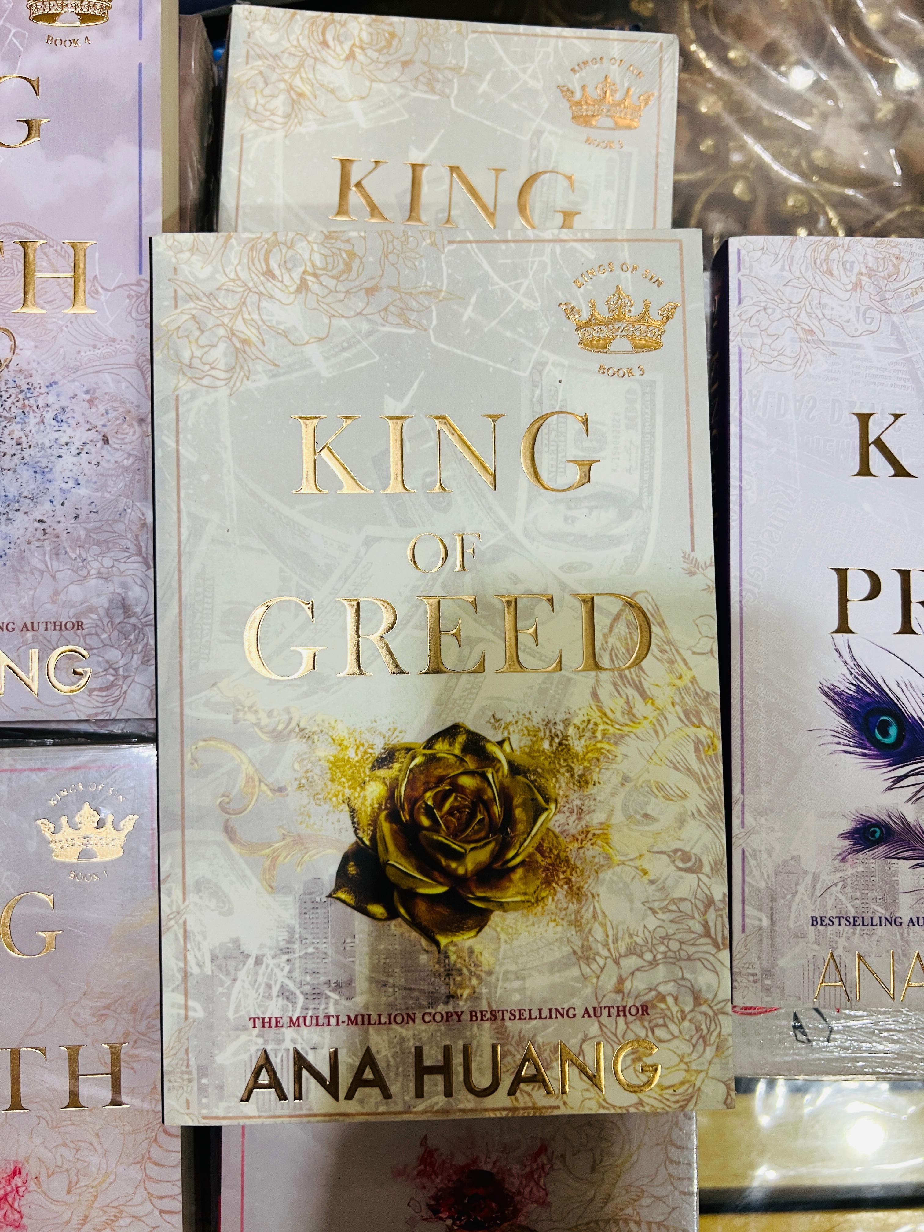 King of Wrath, King of Pride and King of Greed, King of Sloth, King of Envy (Kings of Sin Series) (Set of 5 Books) by Ana Huang-Original Edition