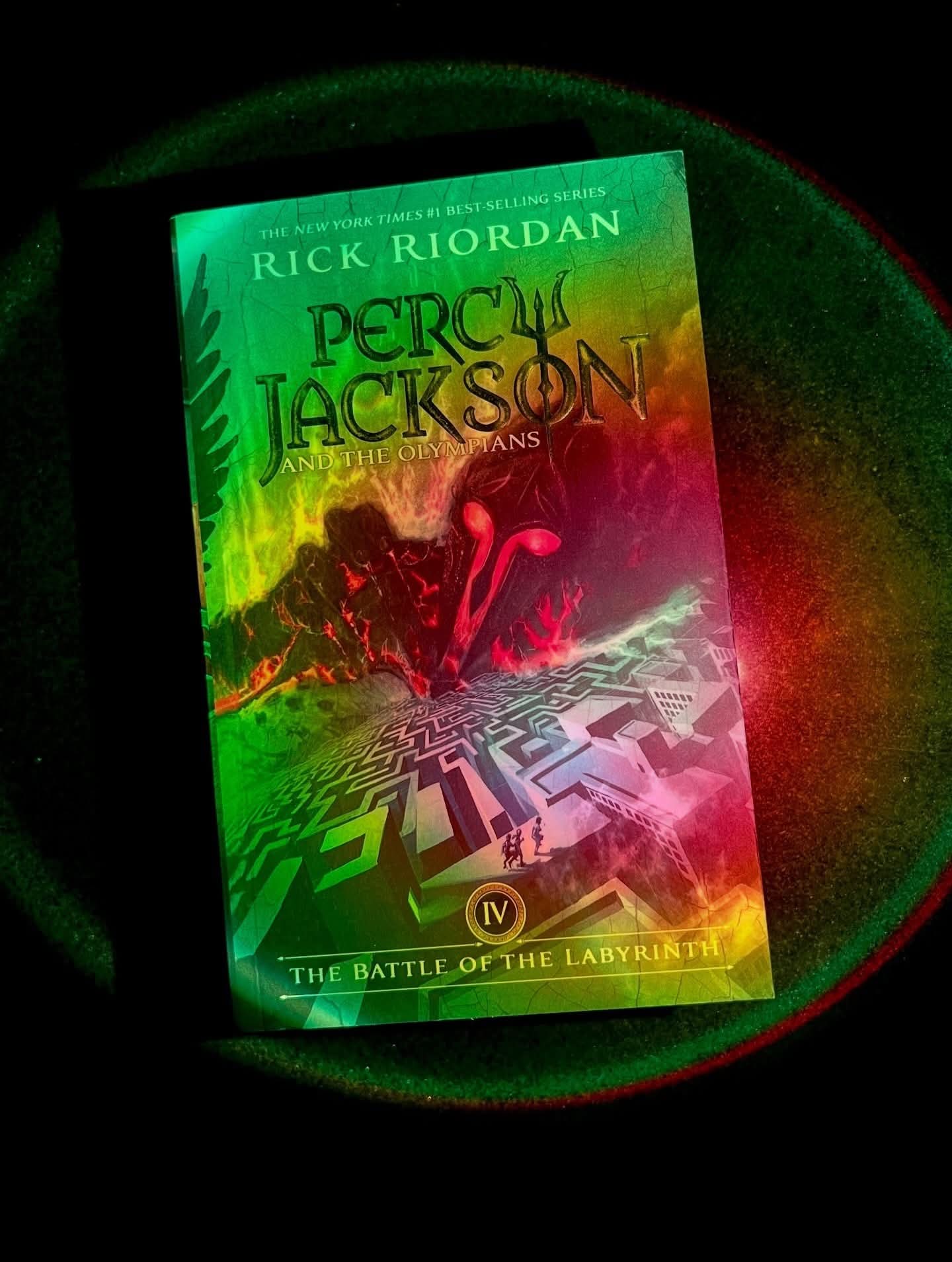Percy Jackson and the Olympians by Rick Riordan (4 Books Set) (Original Book Set)