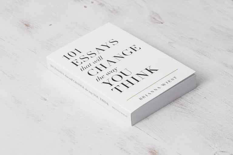 101 Essays That Will Change The Way You Think by Brianna Wiest (Original Limited Edition) BOOK A BOOK