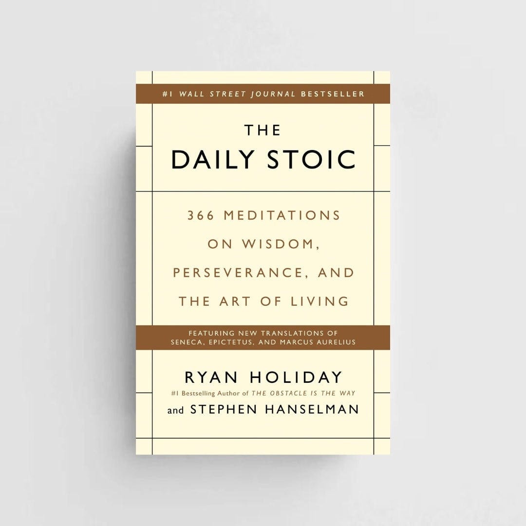 The Daily Stoic by Ryan Holiday (Premium Quality) Book A Book