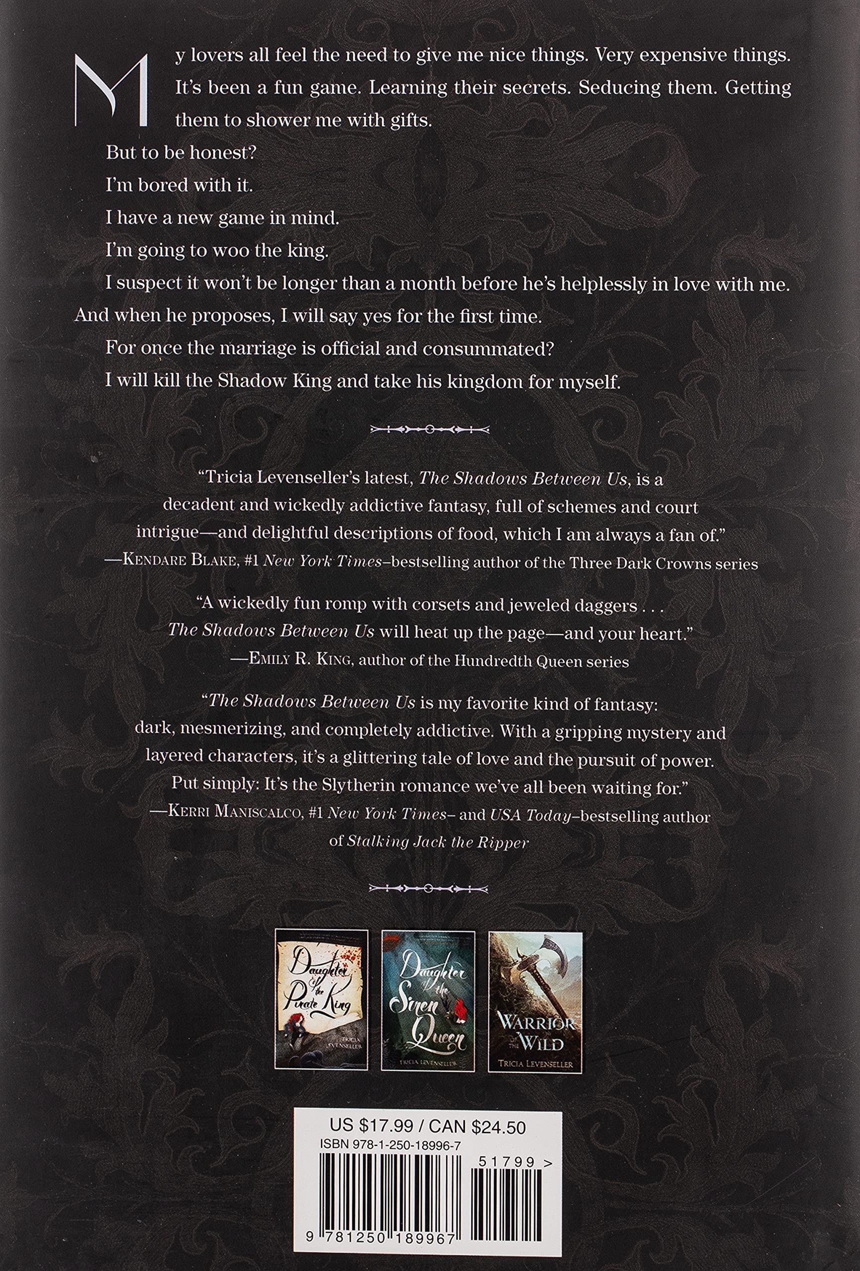 The Shadow Between Us by Tricia Levenseller BOOK A BOOK