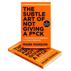 The Subtle Art of Not Giving A F*ck by Mark Manson Book A Book