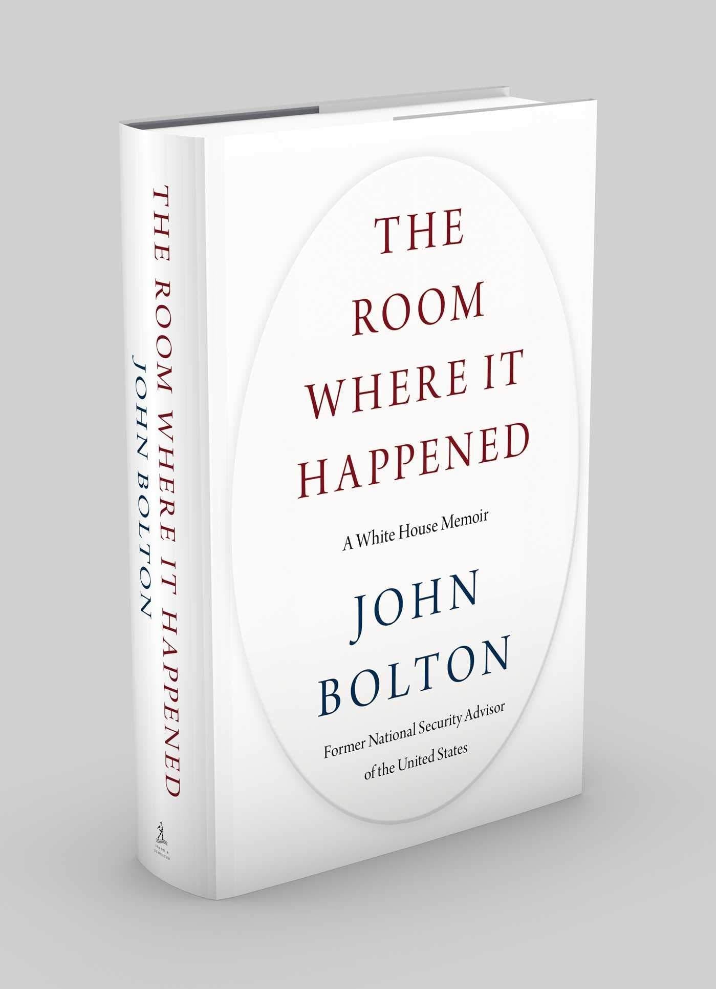 The Room Where It Happened Book by John Bolton BOOK A BOOK