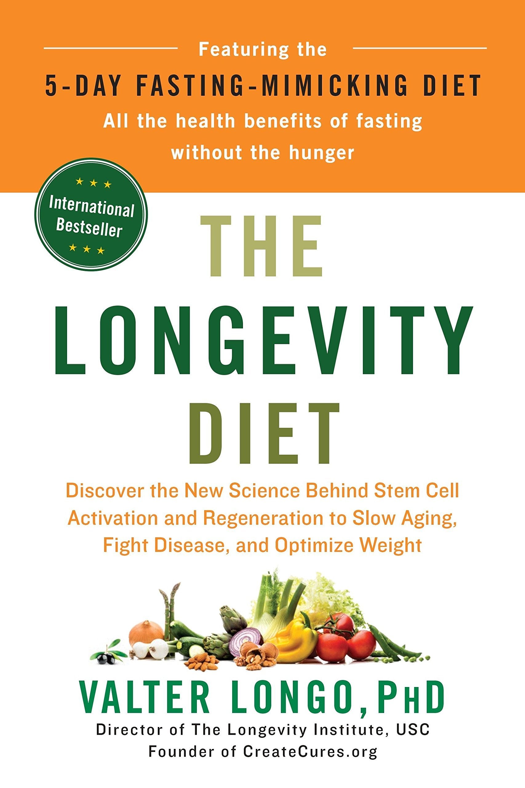 The Longevity Diet Book by Valter Longo (Original) Book A Book