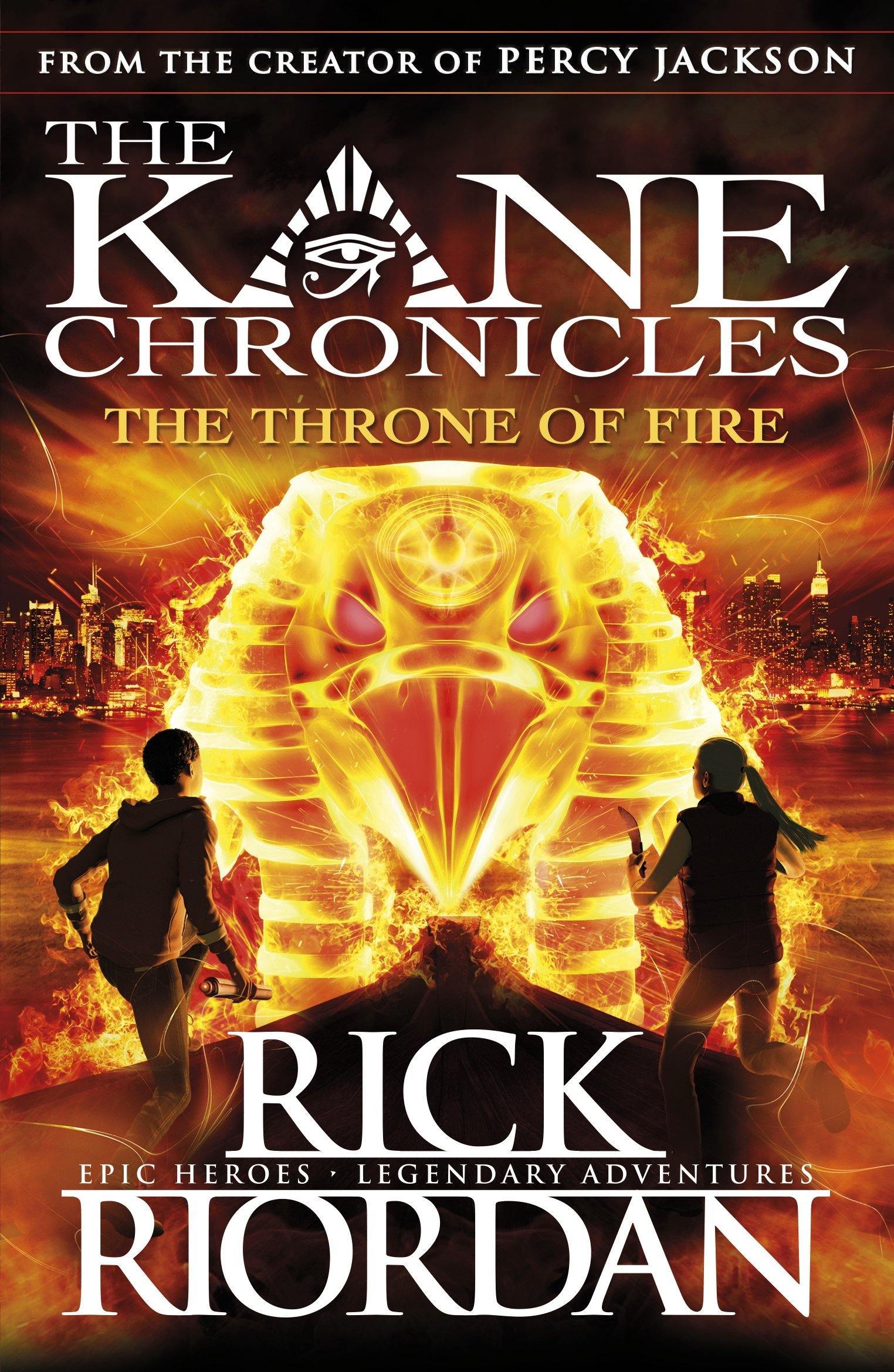 The Throne of Fire Novel by Rick Riordan Book A Book