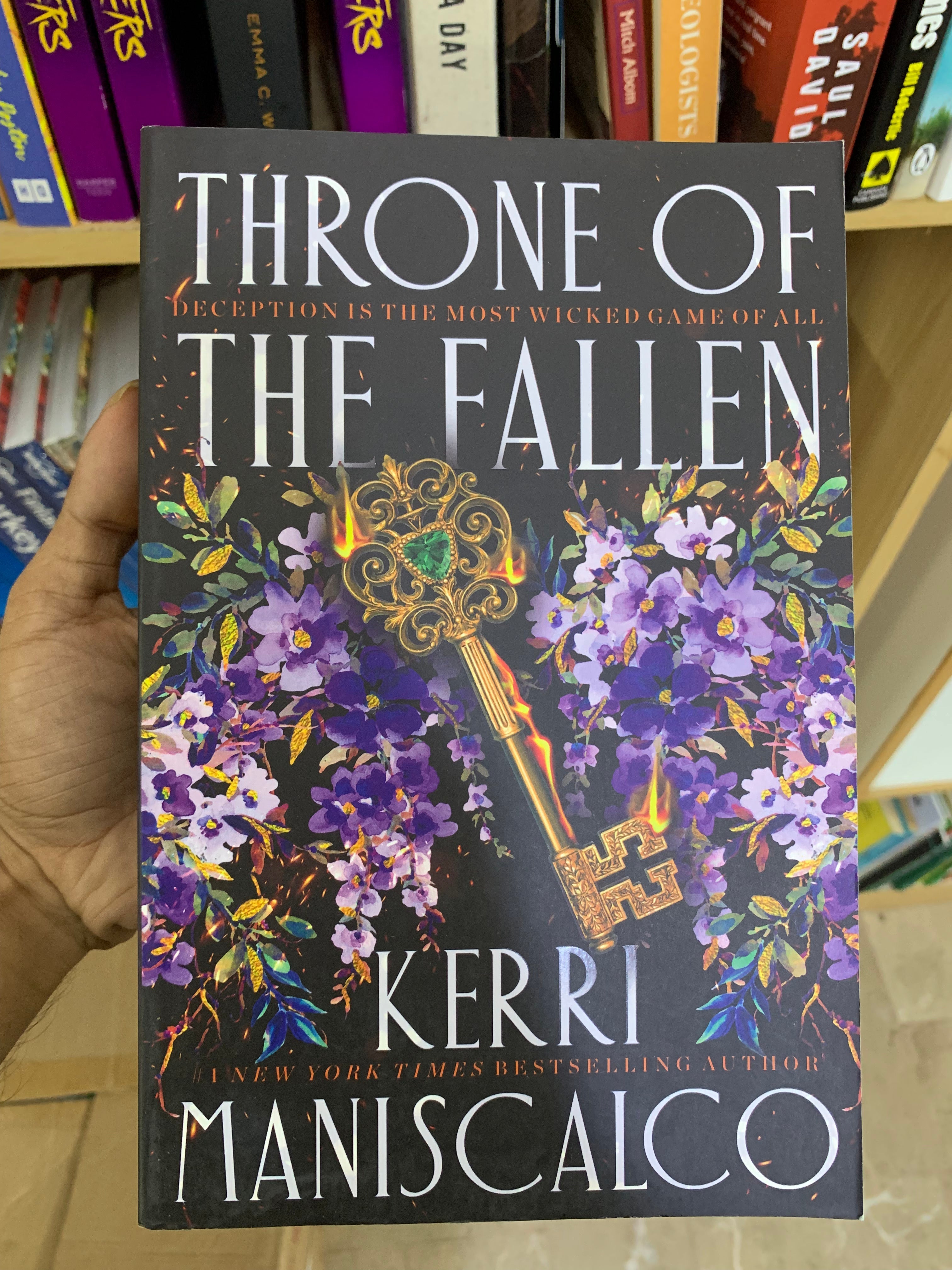 Throne of the Fallen (Prince of Sin, #1) by Kerri Maniscalco (Original Imported Edition) Booklify