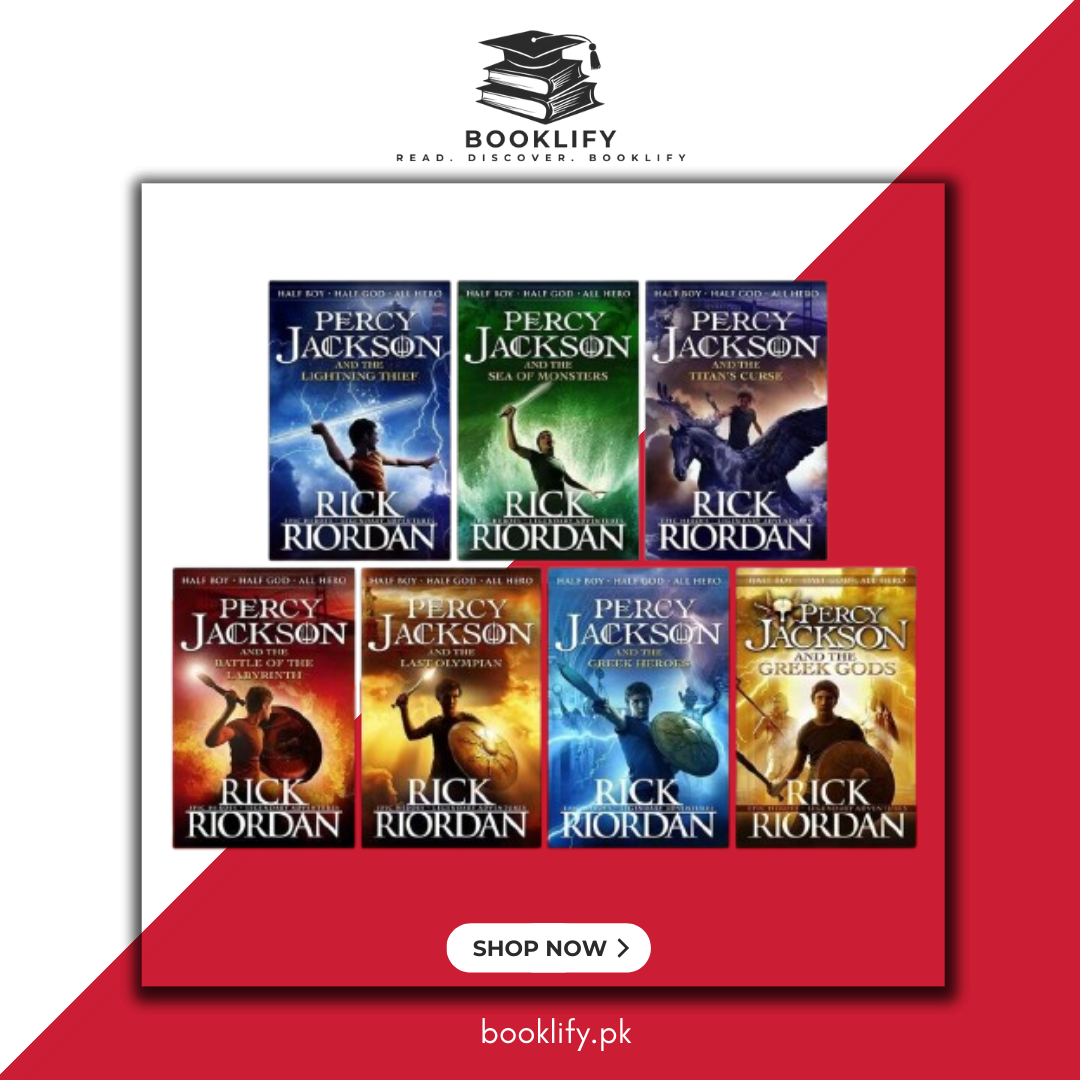 Percy Jackson and the Olympians by Rick Riordan (5 Books Set) (Original Book Set) Book A Book