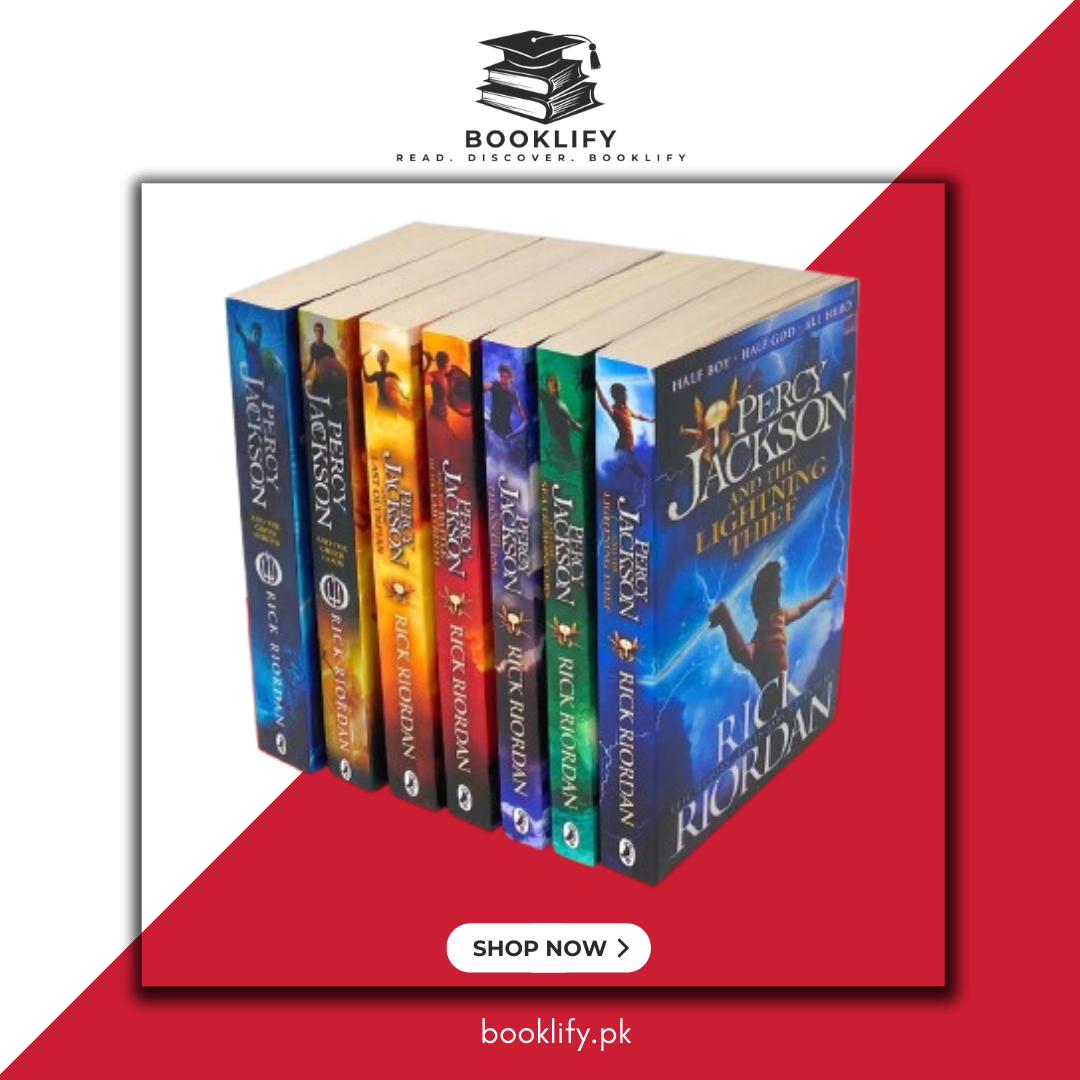 Percy Jackson and the Olympians by Rick Riordan (7 Books Set) (Original Book Set) Book A Book