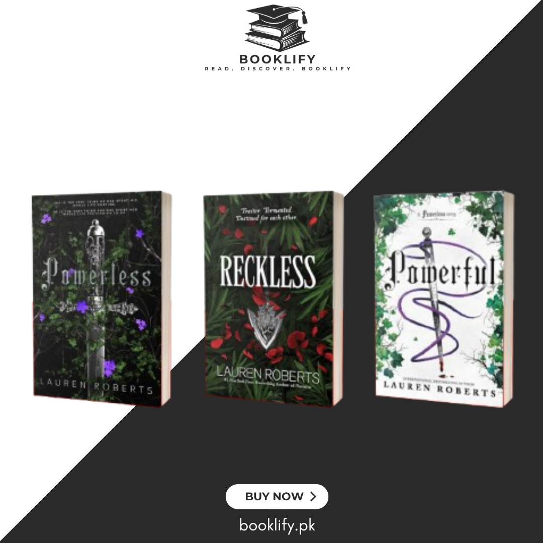 Powerless, Reckless and Powerful (Set of 3 Books) by Lauren Roberts (Limited Edition) Book A Book