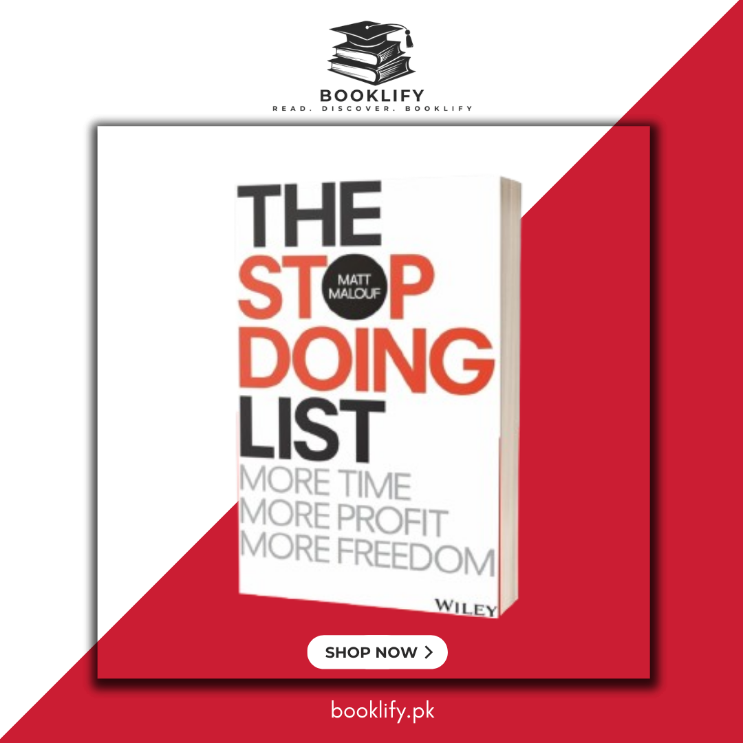 The Stop Doing List: More Time, More Profit, More Freedom by Matt Malouf (Premium Quality) Book A Book