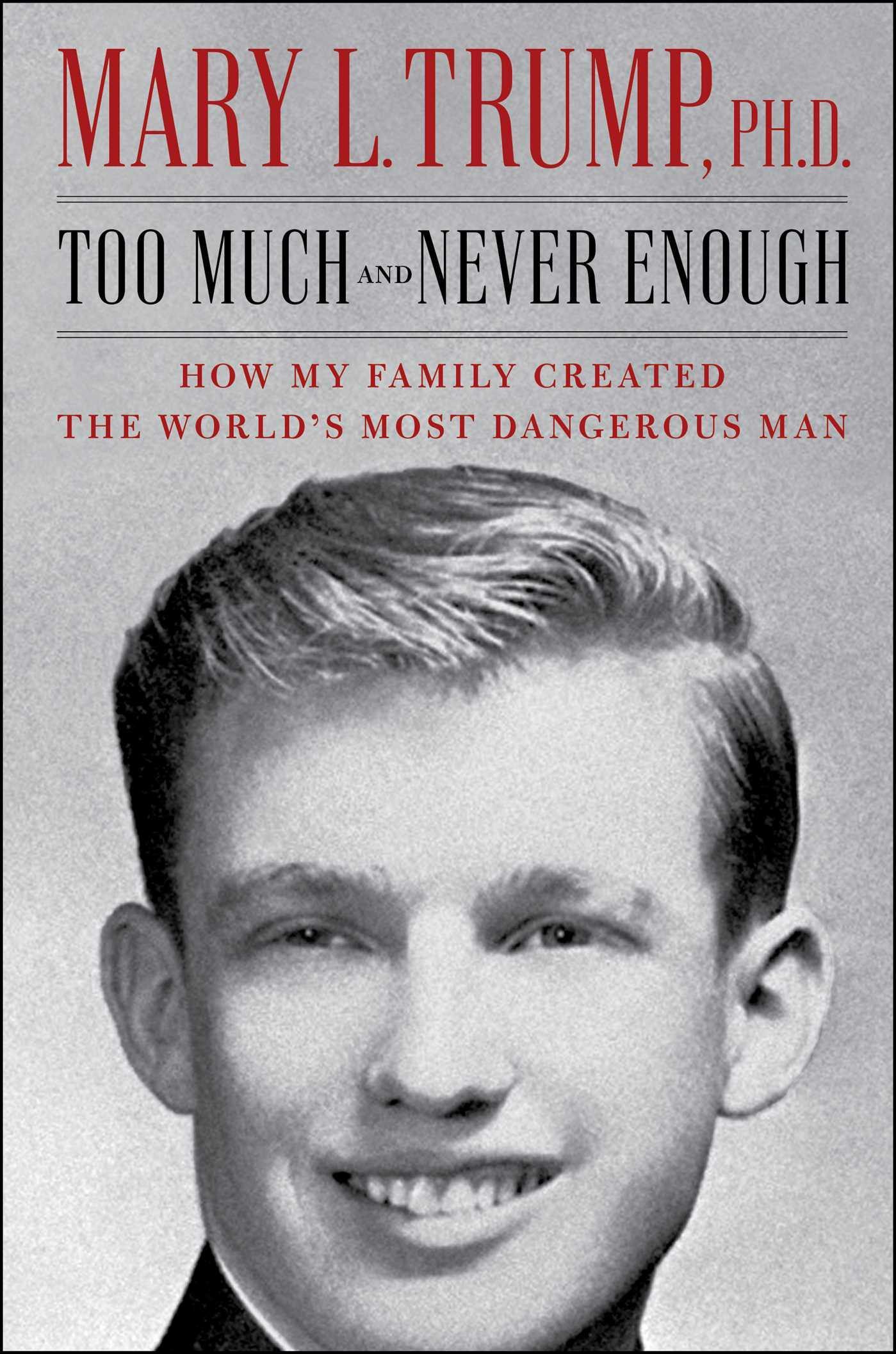 Too Much and Never Enough: How My Family Created the World’s Most Dangerous Man by Mary L. Trump Book A Book