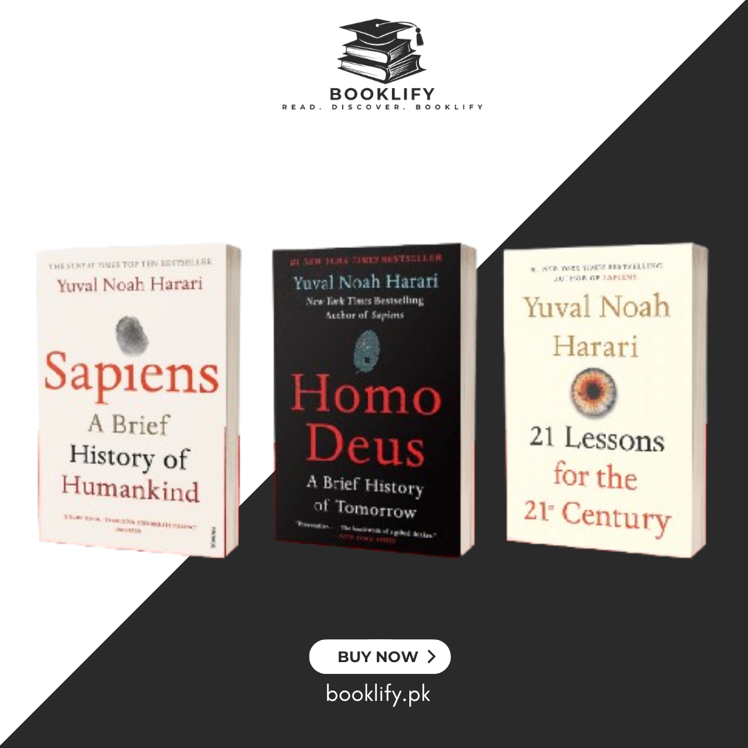 Yuval Noah Harari Collection 3 Books Set (Sapiens A Brief History of Humankind, Homo Deus A Brief History of Tomorrow, 21 Lessons for the 21st Century) Book A Book