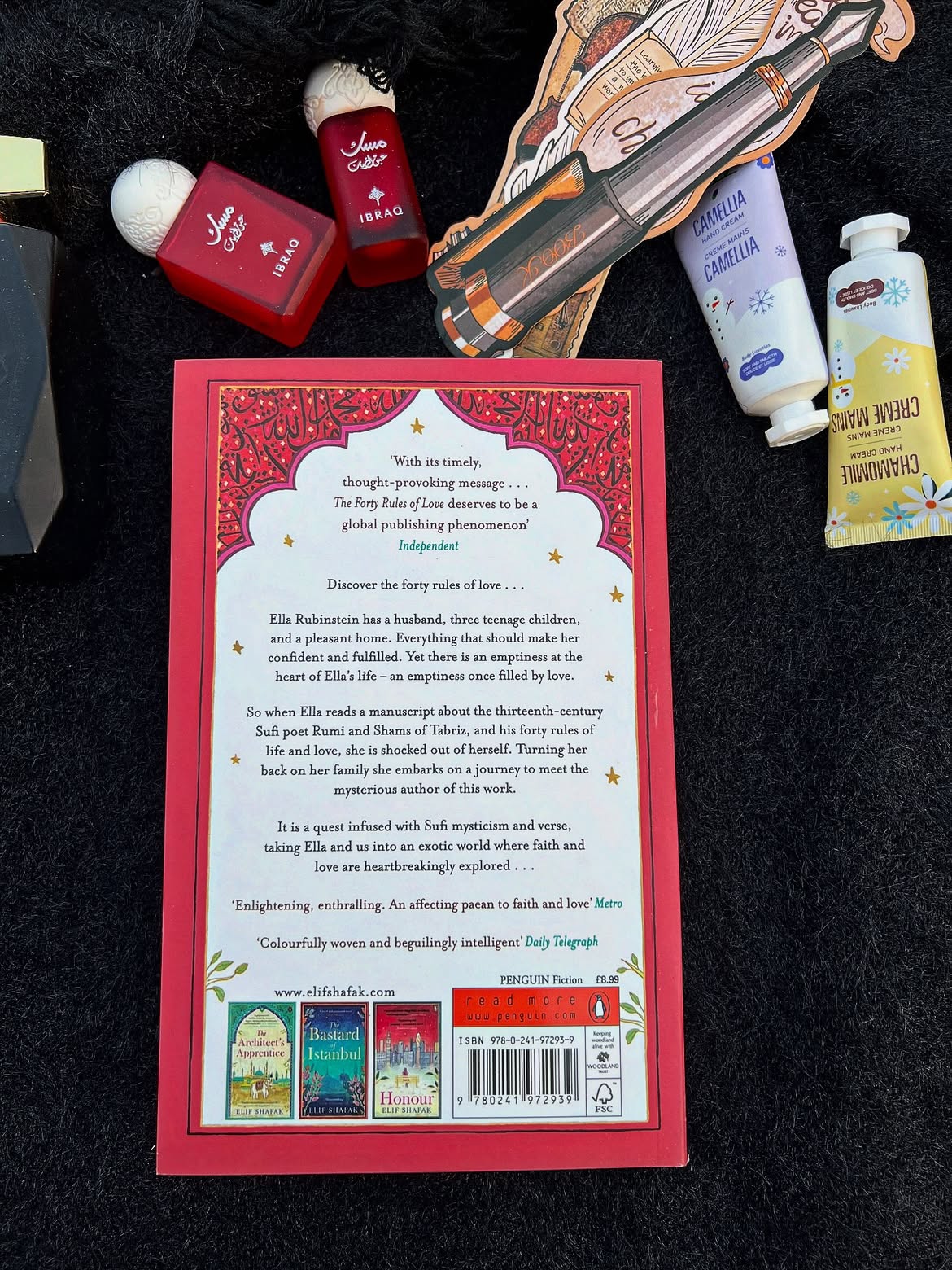 The Forty Rules of Love by Elif Shafak - back cover